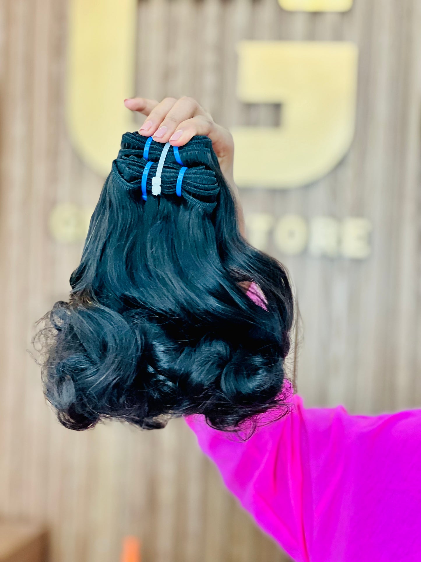 Fumi Super Double Drawn Hair.               (by piece)